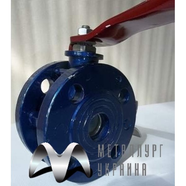 Кран кульовий укорочений розбірний 11с67п (КЗШС41нж), DN 100/80, PN 1,6